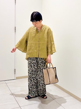 「リネン」｜hara_styleさん（レディース・156cm）の春コーディネート