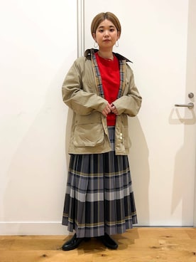 「デートコーデ」｜「アイテム（その他アウター）」を使った、hara_chanさん（レディース・156cm）の秋コーディネート
