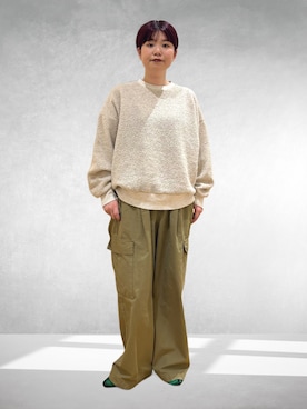 「アイテム（その他トップス）」を使った、hara_chanさん（レディース・156cm）の秋コーディネート