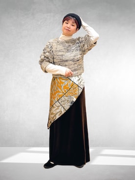 「アイテム（アクセサリー）」を使った、hara_chanさん（レディース・156cm）の冬コーディネート