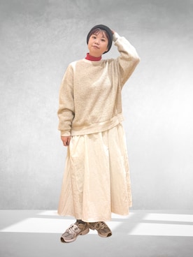 「アイテム（その他トップス）」を使った、hara_chanさん（レディース・156cm）の冬コーディネート