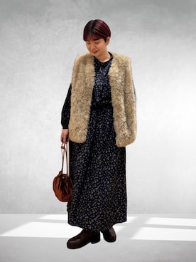 「アイテム（テーラードジャケット）」を使った、hara_chanさん（レディース・156cm）の秋コーディネート