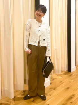 「アイテム（ネックレス）」を使った、hara_chanさん（レディース・156cm）の夏コーディネート