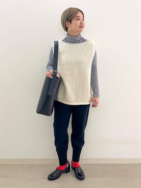 「アイテム（レインシューズ）」を使った、hara_chanさん（レディース・156cm）の秋コーディネート