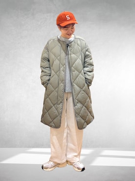 「FORK&SPOON（フォークアンドスプーン）のアイテム」を使った、hara_chanさん（レディース・156cm）の冬コーディネート