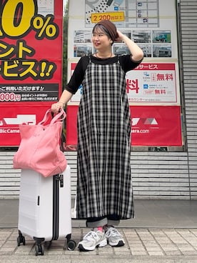 「アイテム（ヘアバンド）」を使った、hara_chanさん（レディース・156cm）の秋コーディネート