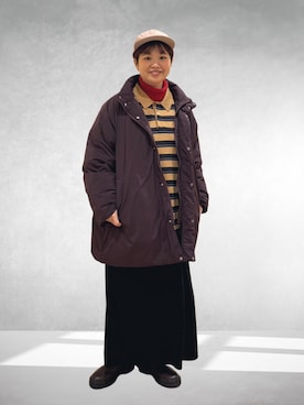 hara_chanさん（骨格ストレート・レディース・156cm）の冬コーディネート