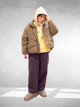 「アイテム（ジャケット/アウター）」を使った、hara_chanさん（レディース・156cm）の冬コーディネート