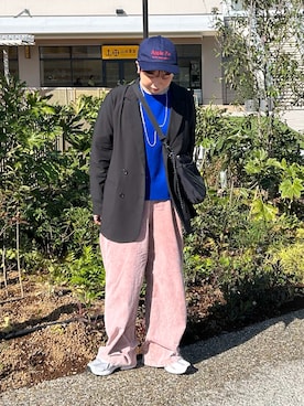 「アイテム（トップス）」を使った、hara_chanさん（レディース・156cm）の秋コーディネート