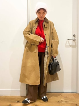 hara_chanさん（レディース・156cm）の冬コーディネート