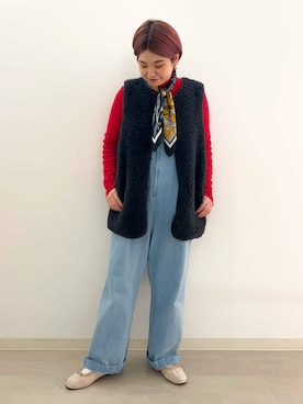 「doors」｜「アイテム（財布/小物）」を使った、hara_chanさん（レディース・156cm）の秋コーディネート