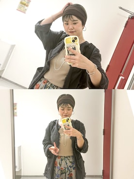 「アイテム（ヘアバンド）」を使った、hara_chanさん（レディース・156cm）の夏コーディネート