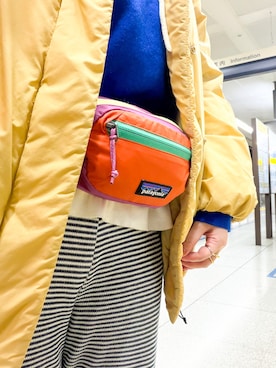 「FORK&SPOON（フォークアンドスプーン）のFORK&SPOON　カットフレアパンツ（その他パンツ、ブルー系）」を使った、hara_styleさん（レディース・156cm）の春コーディネート