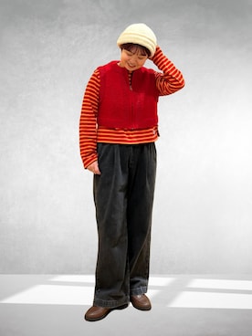 「アイテム（リング）」を使った、hara_chanさん（レディース・156cm）の秋コーディネート