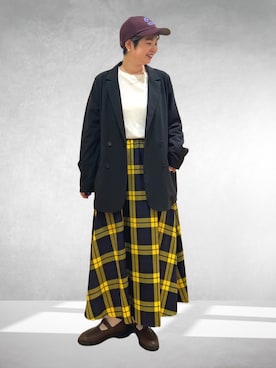 「アイテム（リング）」を使った、hara_chanさん（レディース・156cm）の秋コーディネート