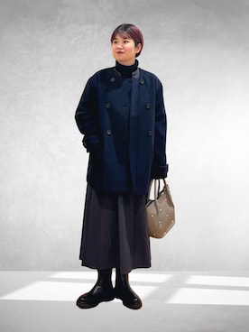 「アイテム（シューズ）」を使った、hara_chanさん（レディース・156cm）の冬コーディネート