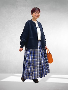 「アイテム（バッグ）」を使った、hara_chanさん（レディース・156cm）の秋コーディネート