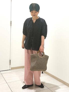 「アイテム（その他シューズ）」を使った、hara_chanさん（レディース・156cm）の夏コーディネート