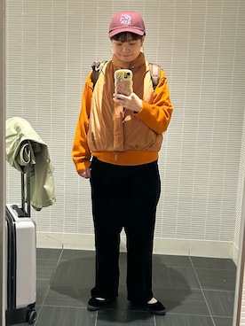 「アイテム（ニット/セーター）」を使った、hara_chanさん（レディース・156cm）の秋コーディネート