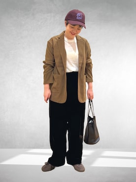 「アイテム（ジャケット/アウター）」を使った、hara_chanさん（レディース・156cm）の秋コーディネート