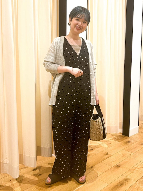 URBAN RESEARCH DOORS｜リネンレーヨンドットオールインワン