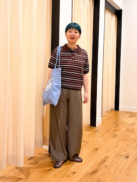 「RODE SKO（ロデスコ）のアイテム」を使った、hara_styleさん（レディース・156cm）の夏コーディネート