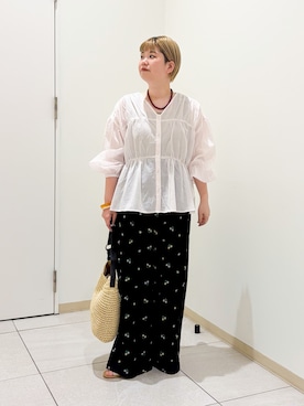 「アイテム（アクセサリー）」を使った、hara_styleさん（レディース・156cm）の春コーディネート