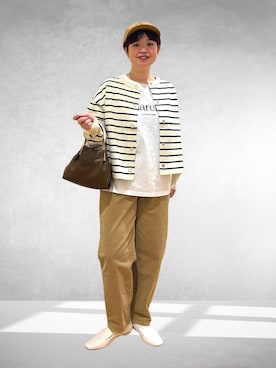 「アイテム（バッグ）」を使った、hara_chanさん（レディース・156cm）の秋コーディネート