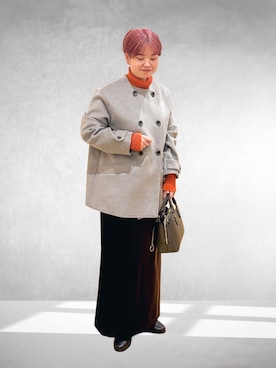 hara_chanさん（レディース・156cm）の冬コーディネート