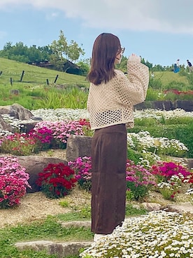 「DAY CLOSET（デイ クローゼット）のアイテム（シャツ/ブラウス）」を使った、romさん（レディース・150cm）の春コーディネート
