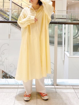 「ホワイト×コーデ」｜ayacaさん（レディース・156cm）の春コーディネート