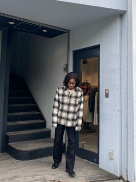 「秋冬」｜「アイテム（その他アウター）」を使った、nateさん（メンズ・171cm）の秋コーディネート