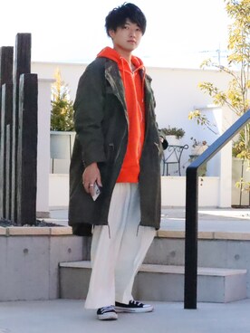 「SENSION（センション）のアイテム」を使った、とも［田舎者の日常］さん（メンズ・169cm）の冬コーディネート