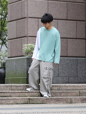 「DouDou（ドゥドゥ）のアイテム」を使った、とも［田舎者の日常］さん（メンズ・169cm）の秋コーディネート