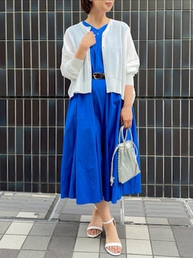 「Pillini（ピリーニ）のアイテム」を使った、のらさん（レディース・158cm）の夏コーディネート