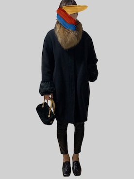 uさん（レディース・162cm）の冬コーディネート