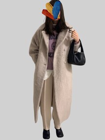 ジャケット・アウター Ameri)DEFORMATION COLLAR SHAGGY COAT Ameri（アメリ）の「DEFORMATION COLLAR SHAGGY COAT（その他アウター
