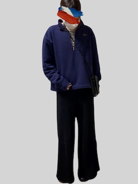 「LILY BROWN（リリーブラウン）のアイテム（オールインワン・サロペット）」を使った、uさん（レディース・162cm）の秋コーディネート