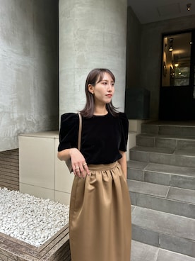 「ELFRANK（エルフランク）のアイテム」を使った、ayanaさん（レディース・160cm）の秋コーディネート