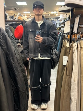 「アイテム（ウォレットチェーン）」を使った、fmfm1209さん（メンズ・176cm・20代）の秋コーディネート