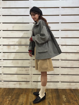 「フレンチカジュアル」｜hinanoさん（レディース・163cm）の秋コーディネート