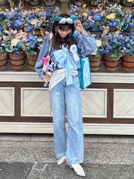 Bibiy.のデニムパンツを使った人気ファッションコーディネート - WEAR
