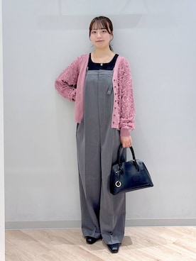 「GLOBAL WORK（グローバルワーク）のらくっションヒールローファー/136033（ローファー）」を使った、ぽんちゃんさん（レディース・152cm・20代）の夏コーディネート