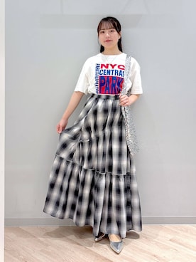 「GOOD ROCK SPEED（グッドロックスピード）のアイテム」を使った、ぽんちゃんさん（レディース・152cm）の春コーディネート