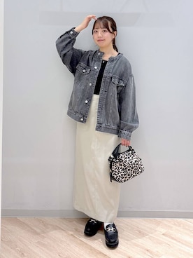 「アイテム（ローファー）」を使った、ぽんちゃんさん（レディース・152cm・20代）の夏コーディネート