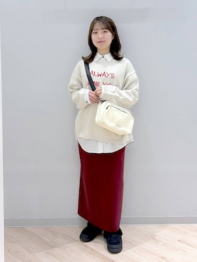 「アイテム（その他シューズ）」を使った、ぽんちゃんさん（レディース・152cm・20代）の冬コーディネート