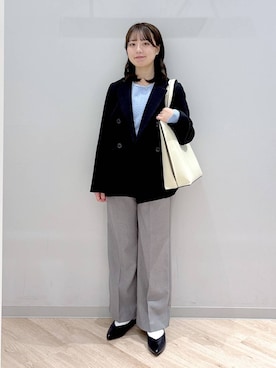 「アイテム（パンプス）」を使った、ぽんちゃんさん（レディース・152cm・20代）の秋コーディネート