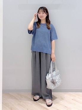 ぽんちゃんさん（レディース・152cm）の夏コーディネート