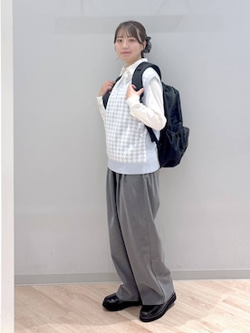 「アイテム（バックパック/リュック）」を使った、ぽんちゃんさん（レディース・152cm・20代）の夏コーディネート
