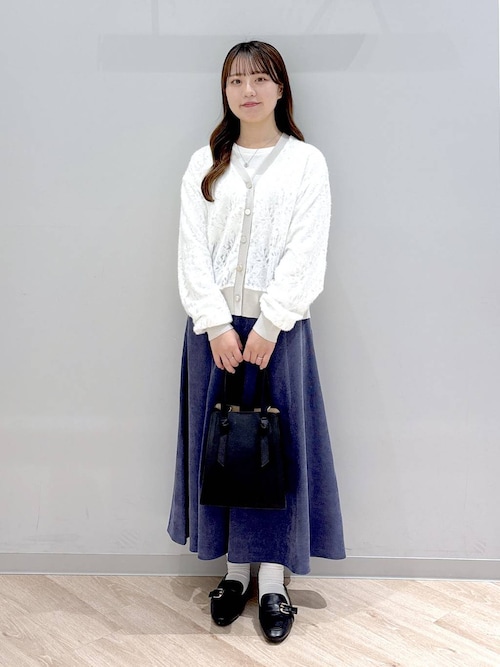 セール】フェザーレースシアーカーデ/595375（カーディガン/ボレロ